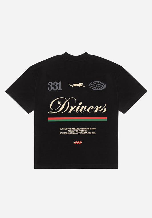 Safari Race Tee - Black