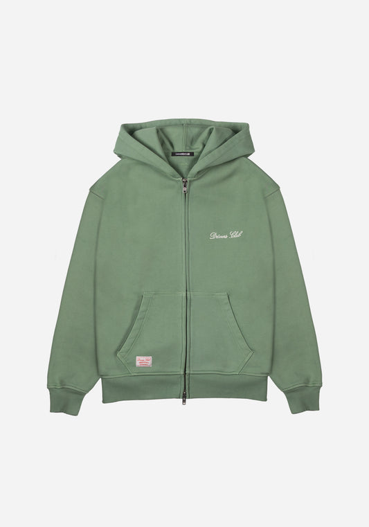 Safari Zip Hoodie - Muted Sage