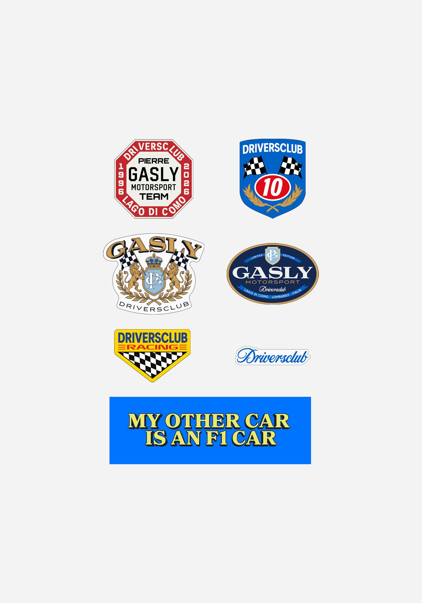 Gasly - Sticker Pack