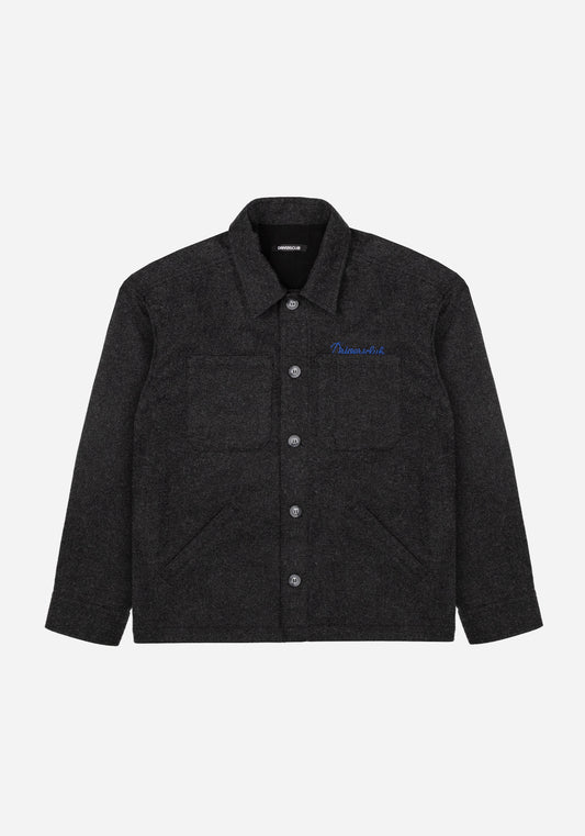 Driver Wool Overshirt - Black