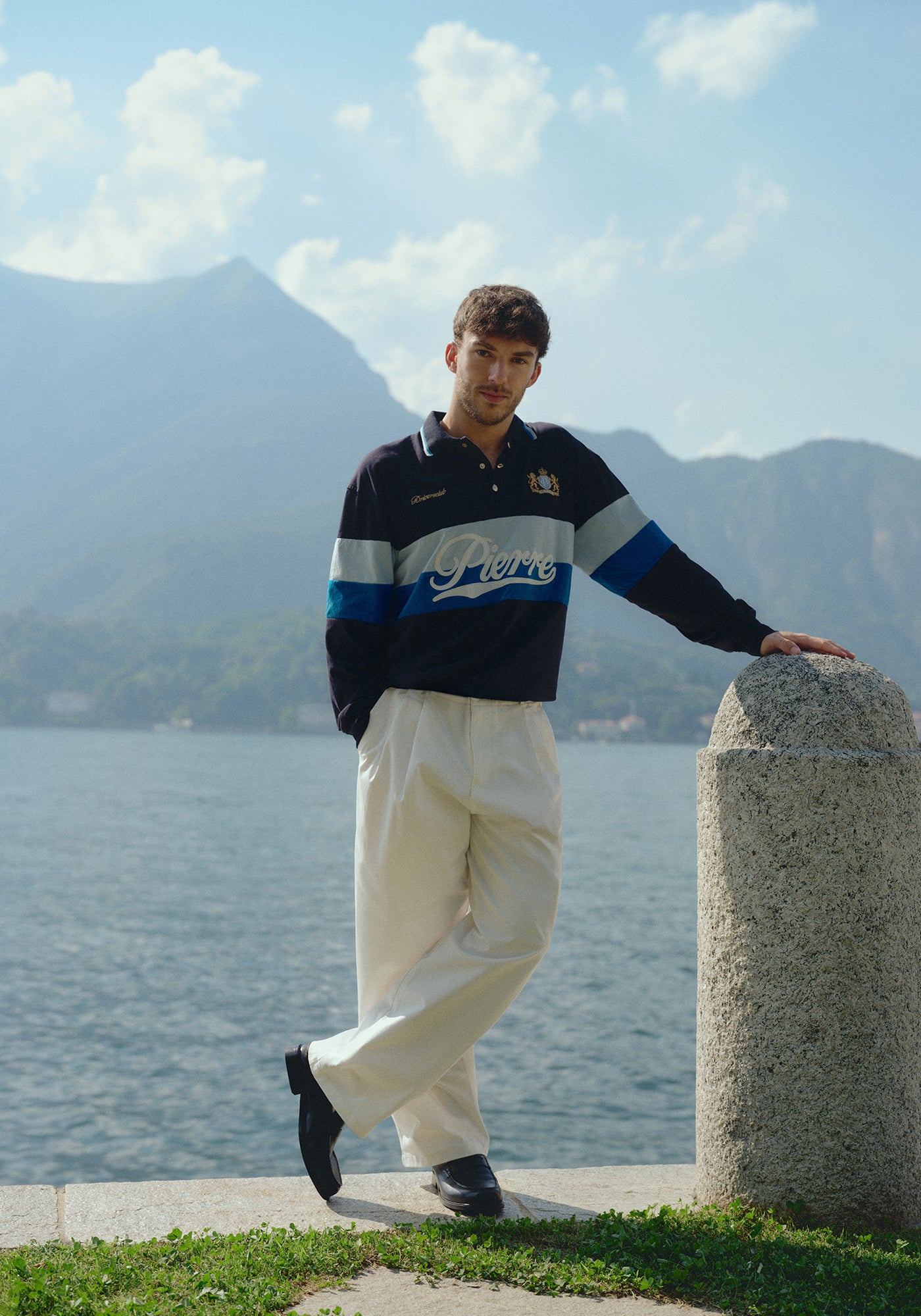 Gasly Long Sleeve Polo Shirt